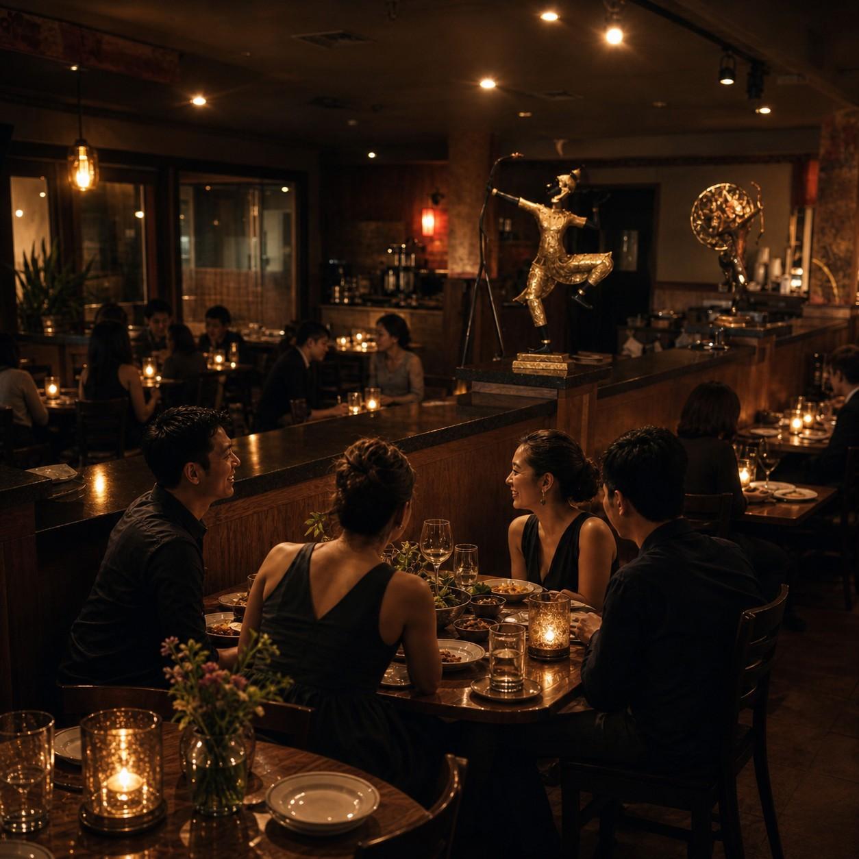Dining room at On Rice Thai Cuisine in Bellingham, WA